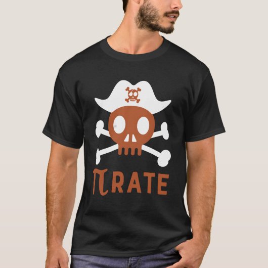 PI rate PI dag numerieke wiskundige grap T-shirt (Voorkant)
