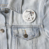 Pi rate Pirate Pi Day Shirten en Gifts Ronde Button 5,7 Cm (In situ)