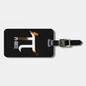 Pi-rate symbool bagagelabel (Voorkant horizontaal)