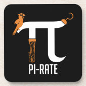 Pi-rate symbool bier onderzetter (Voorkant)