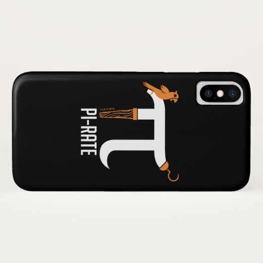 Pi-rate symbool Case-Mate iPhone case (Achterkant (horizontaal))
