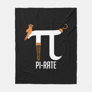 Pi-rate symbool fleece deken