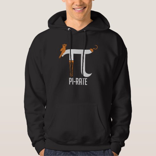 Pi-rate symbool hoodie (Voorkant)