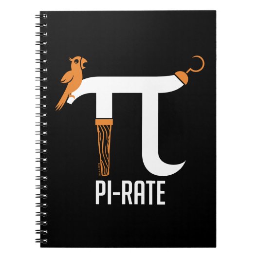 Pi-rate symbool notitieboek (Voorkant)
