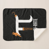 Pi-rate symbool sherpa deken (Voorkant (horizontaal))