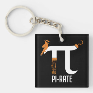 Pi-rate symbool sleutelhanger