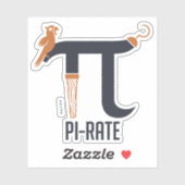 Pi-rate symbool sticker (Vel)