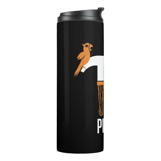 Pi-rate symbool thermosbeker (Gedraaid links)