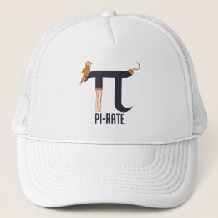 Pi-rate symbool trucker pet