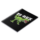 Pi Rex-dag Dinosaurus Wiskunde Notitieboek (Linkerzijde)