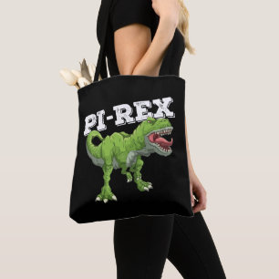 Pi Rex Dag Dinosaurus Wiskunde Tote Bag