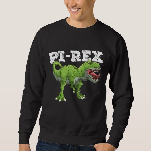 Pi Rex-dag Dinosaurus Wiskunde Wiskunde Trui (Voorkant)