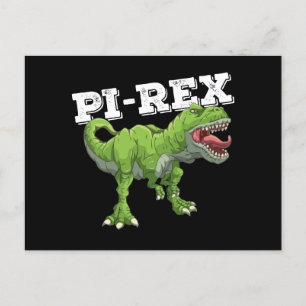 Pi Rex Day Dinosaurus Wiskunde Wiskunde Briefkaart
