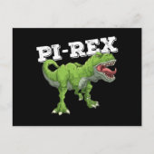 Pi Rex Day Dinosaurus Wiskunde Wiskunde Briefkaart (Voorkant)