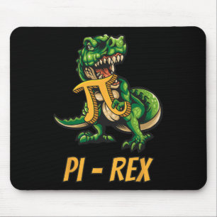 Pi-rex Tyrannosaurus Dinosaur Dino Pi-tag Wiskundi Muismat