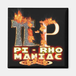 Pi - Rho MANIAC - VLAMDE GRIEKSE LETTERS (PYRO) Magneet