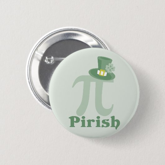 "Pi-rish" Ronde Button 5,7 Cm (Voorkant /achterkant)