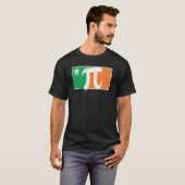 Pi Rish St Patrick's Day Irish Flag C Distressed T-shirt (Voorkant volledig)