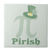 "Pi-rish" Tegeltje (Voorkant)