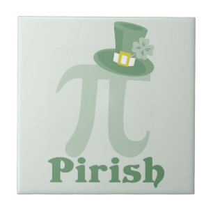 "Pi-rish" Tegeltje