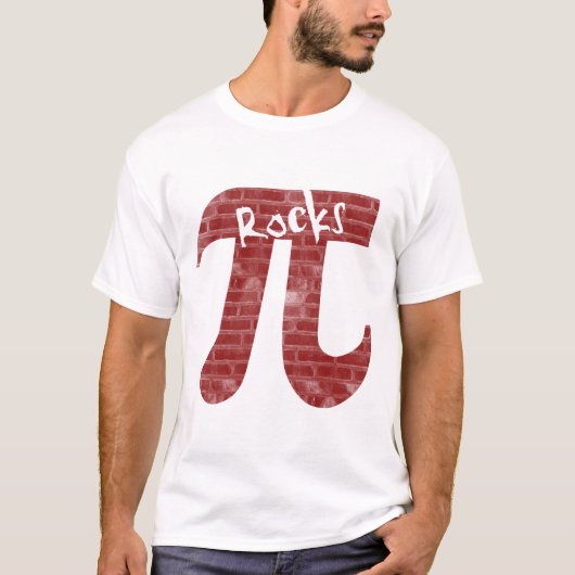Pi Rocks Brick Wall T-shirt (Voorkant)
