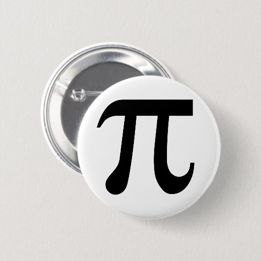Pi Ronde Button 5,7 Cm (Voorkant /achterkant)