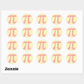 Pi Ronde Sticker (Vel)