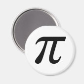 Pi Round Magnet (Voorkant / Achterkant)