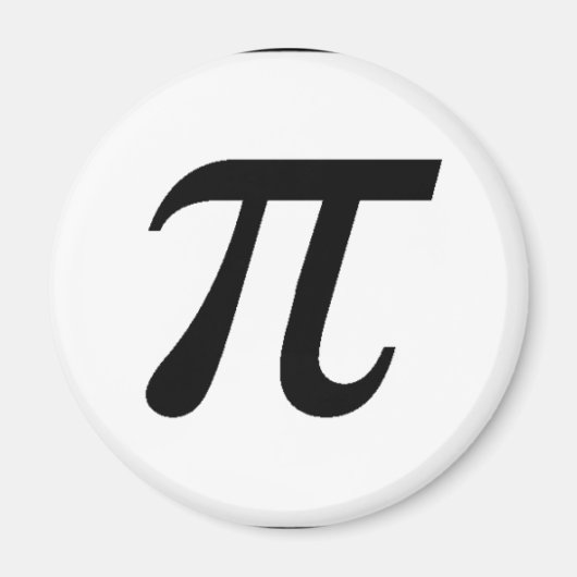 Pi Round Magnet (Voorkant)