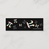Pi - Scientist Mini Visitekaartje (Achterkant)