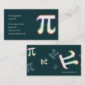 Pi - Scientist Visitekaartje (Voorkant / Achterkant)