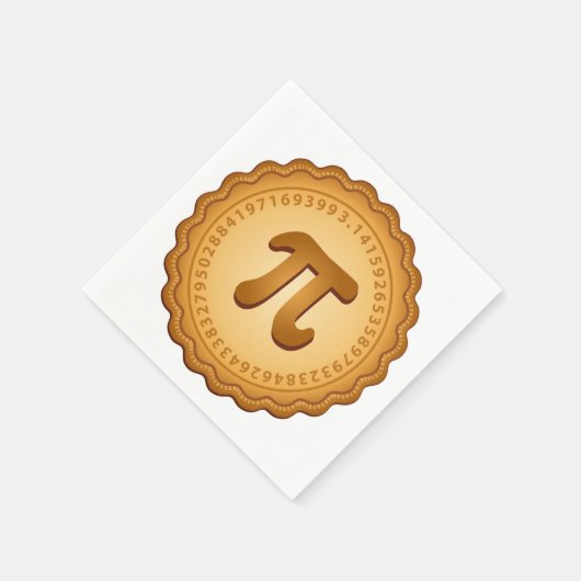 Pi Servetten voor Messy Pie Eaters (Hoek)