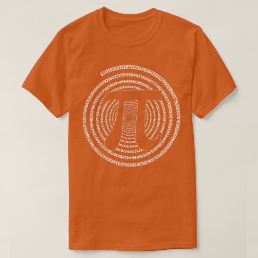 Pi Shirt 3,14 Pi Nummer Symbool Wiskunde Wetenscha (Design voorkant)