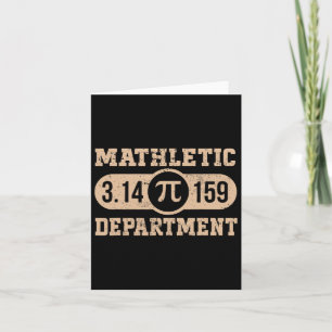 PI Shirt voor docent 3.14 Grappige gelukkige PI da Kaart