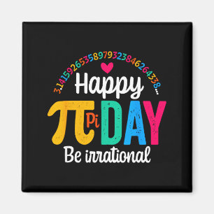 Pi-shirt wiskundeleraar student grappig 3.14 Pi ge Magneet