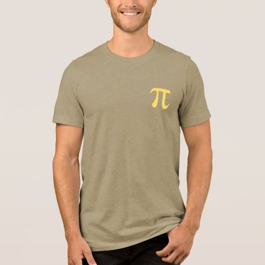 Pi-shirten en -jassen Tri-Blend shirt (Voorkant)