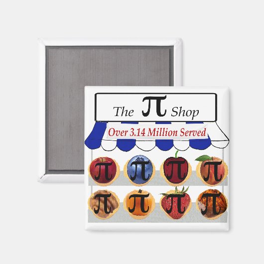 Pi Shop Magnet (Voorkant / Achterkant)