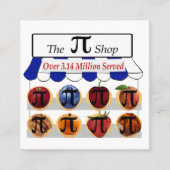 Pi Shop Vierkante Visitekaartje (Voorkant)