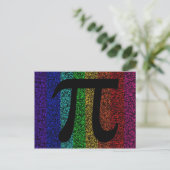 Pi Sign Black Briefkaart (Staand voorkant)