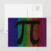 Pi Sign Black Briefkaart (Voorkant / Achterkant)