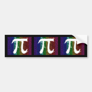 Pi Sign Electric Bumpersticker
