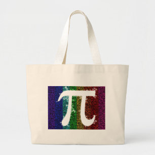 Pi Sign Electric Grote Tote Bag