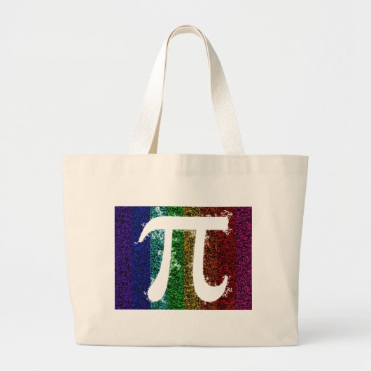 Pi Sign Electric Grote Tote Bag (Voorkant)