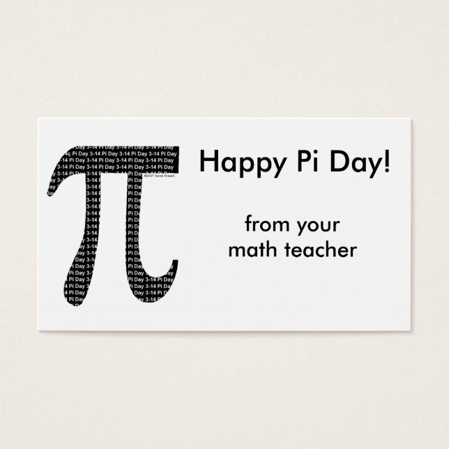 Pi Simple Visitekaartjes (Voorkant)