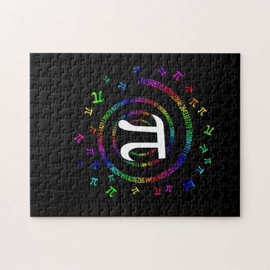 Pi Spiral Novelty Legpuzzel (Horizontaal)