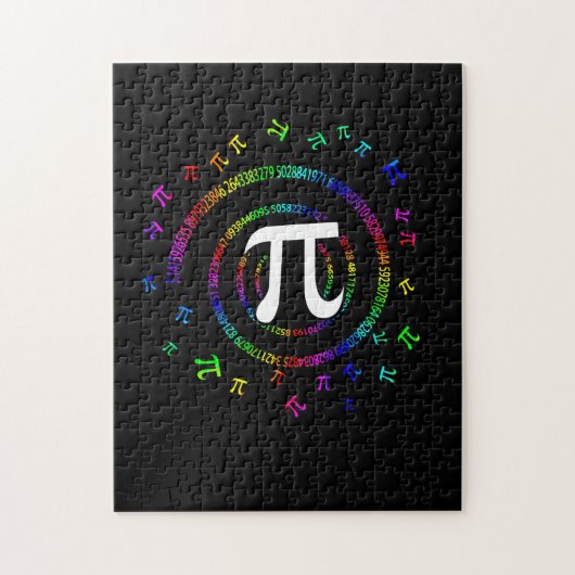 Pi Spiral Novelty Legpuzzel (Verticaal)