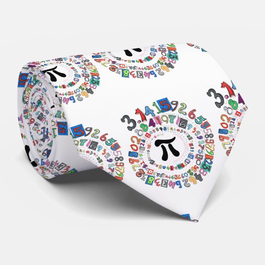 Pi sPiral Stropdas (Opgerold)