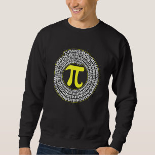 Pi Spiral Symbool Wiskunde Ondefinitief Irrationee Trui