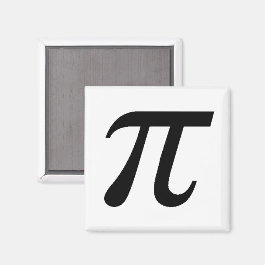 Pi Square Magnet (Voorkant / Achterkant)