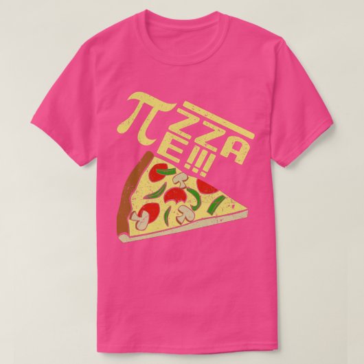 Pi staat gelijk aan pizzagebak t-shirt (Design voorkant)